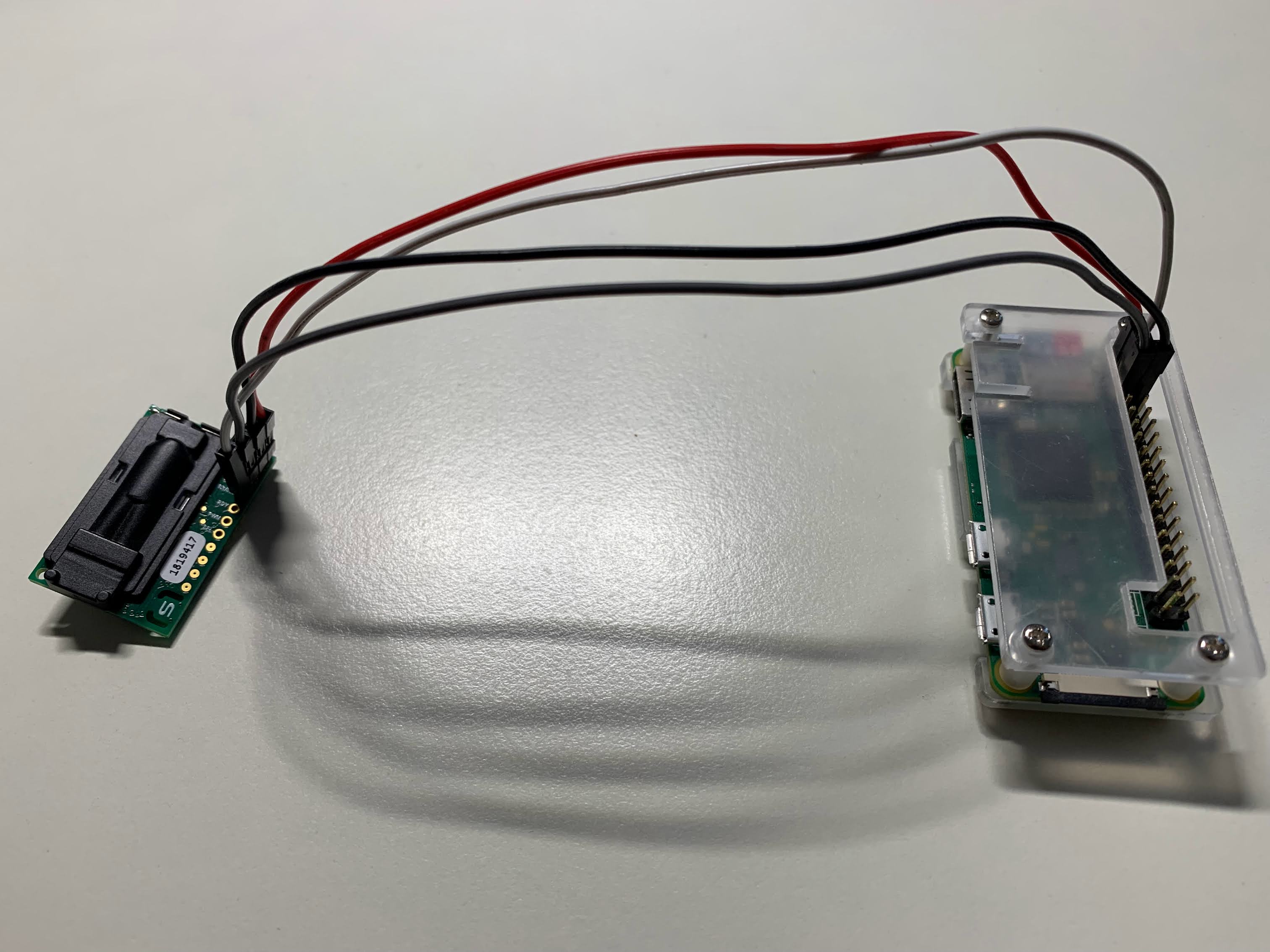 Raspberry Pi Zero W with SCD30 module